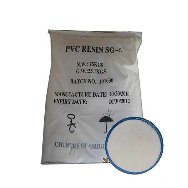 Pipe Grade Powder Sg5 K 65-67 Polyvinyl Chloride PVC Resin